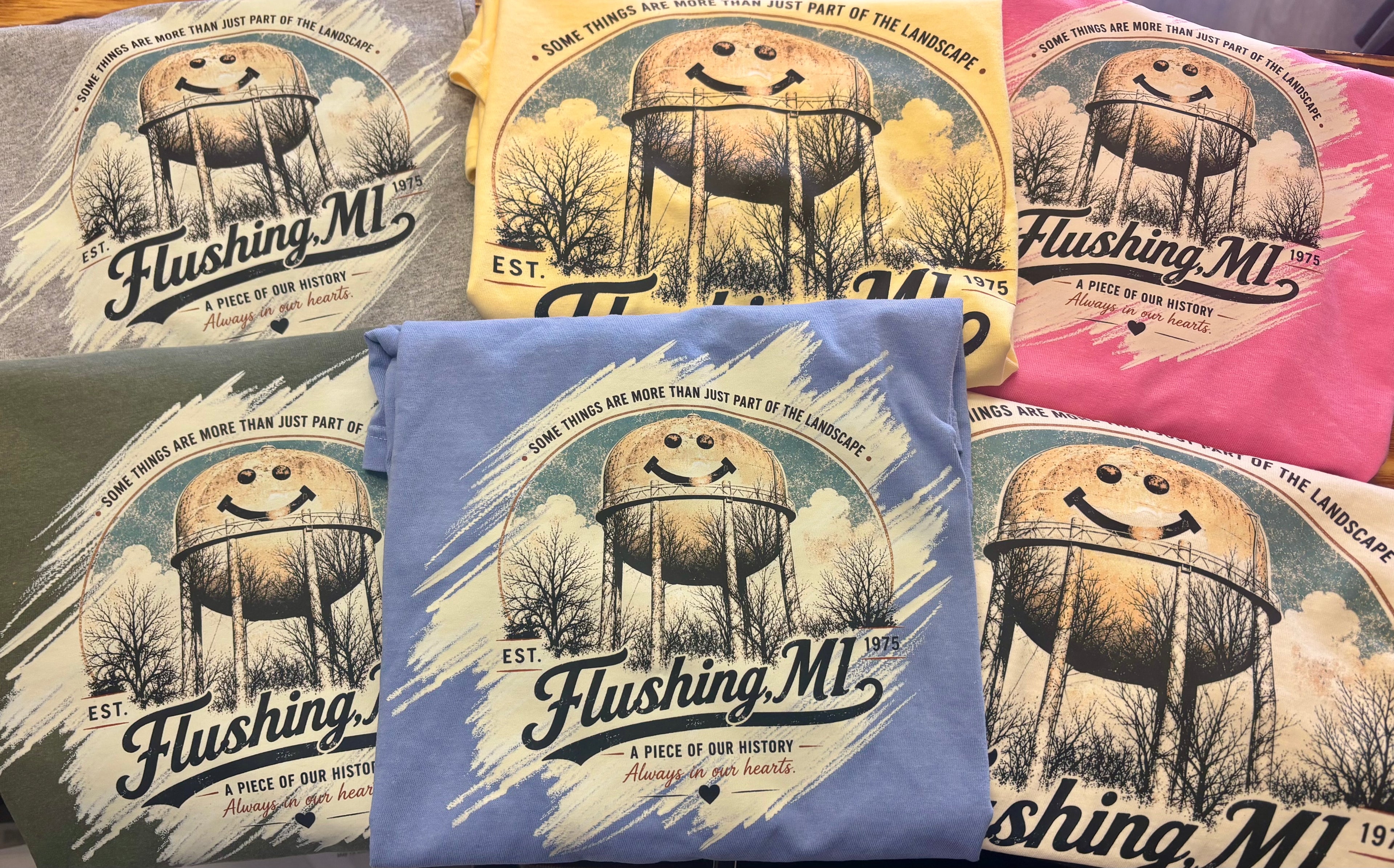 Smiley Water Tower Tee