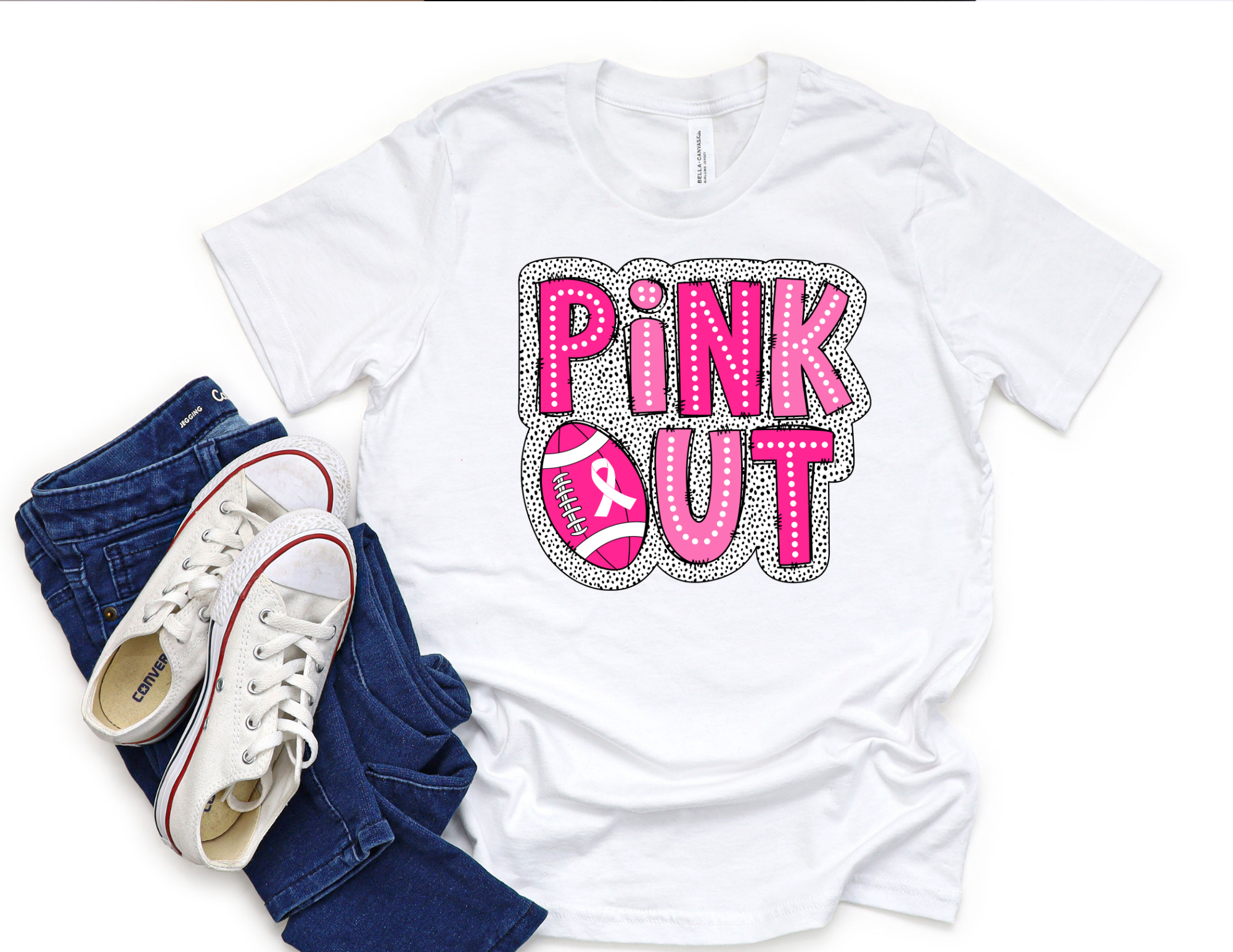 Pink Out Dalmatian Print