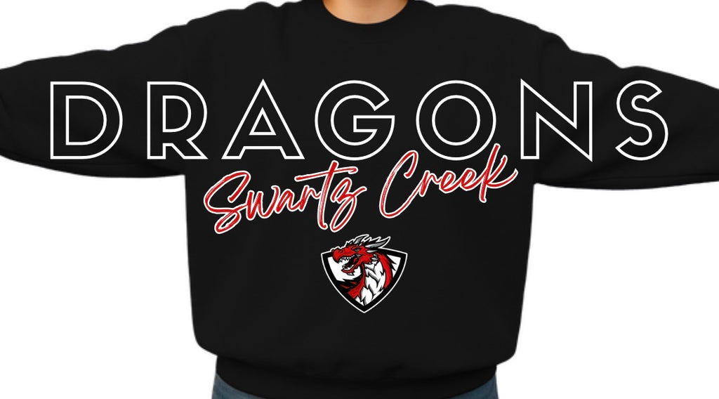 Large Letter Mascots - Crewnecks!