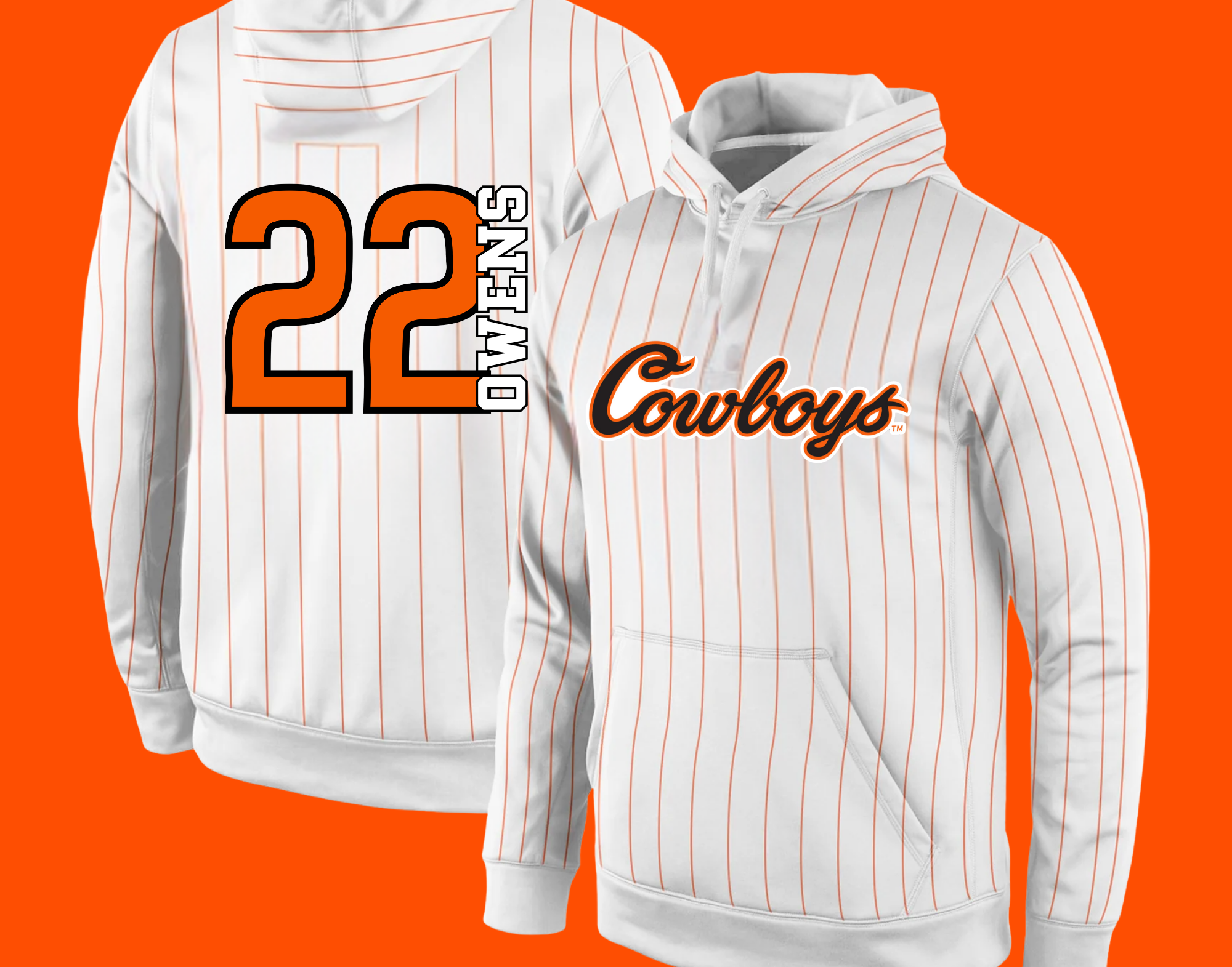 Cowboys Stripped Hoodie