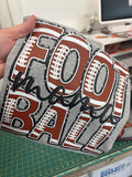 Football Mama - Ball Letters