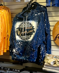 Faux Bleached Hoodie Michigan
