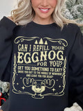 Can I refill the eggnog?
