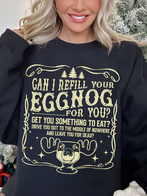 Can I refill the eggnog?